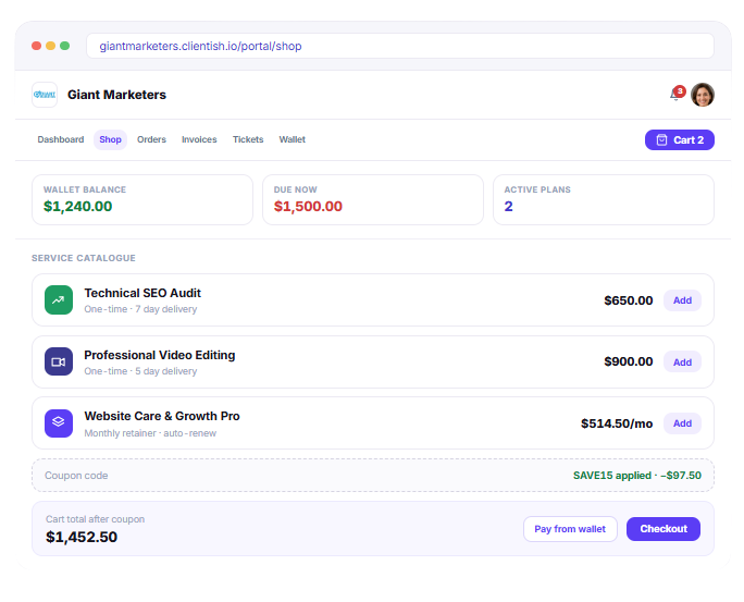 A Portal That Sells, Not Just Reports
