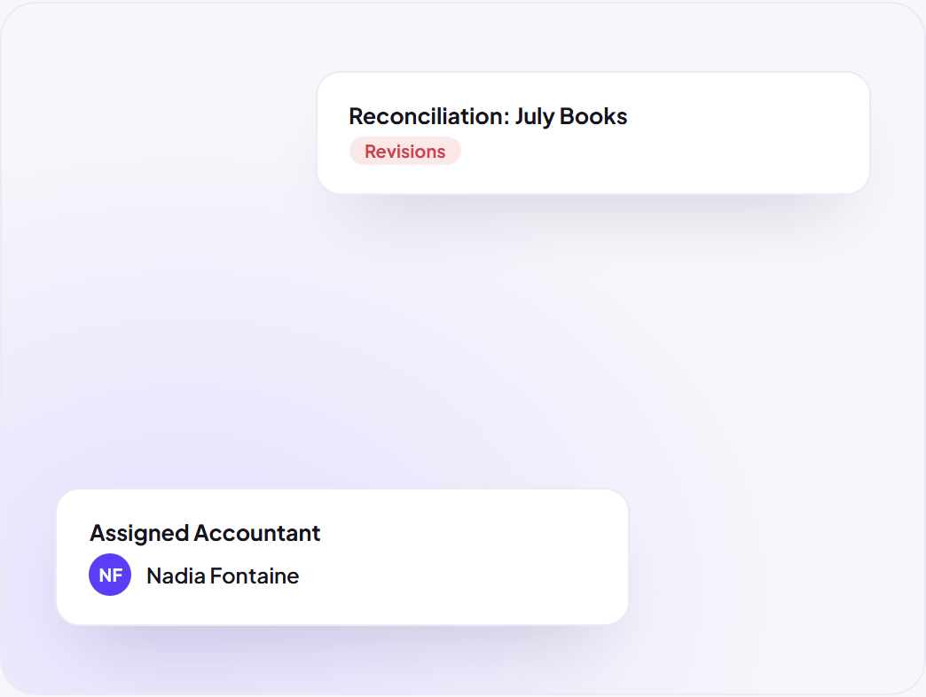 Track Every Ledger From Draft to Client Approval