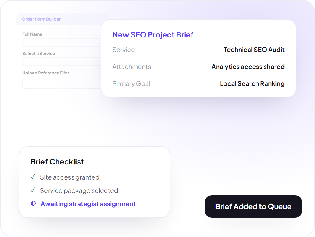 Collect a Complete SEO Brief Before Work Even Starts
