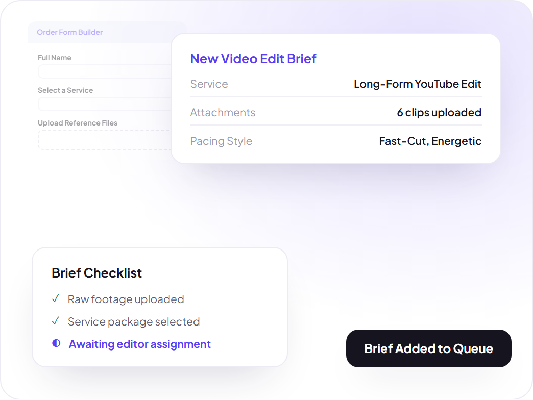 Collect a Complete Edit Brief Before Work Even Starts