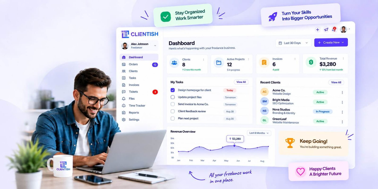 How Freelancers Use Clientish Solo