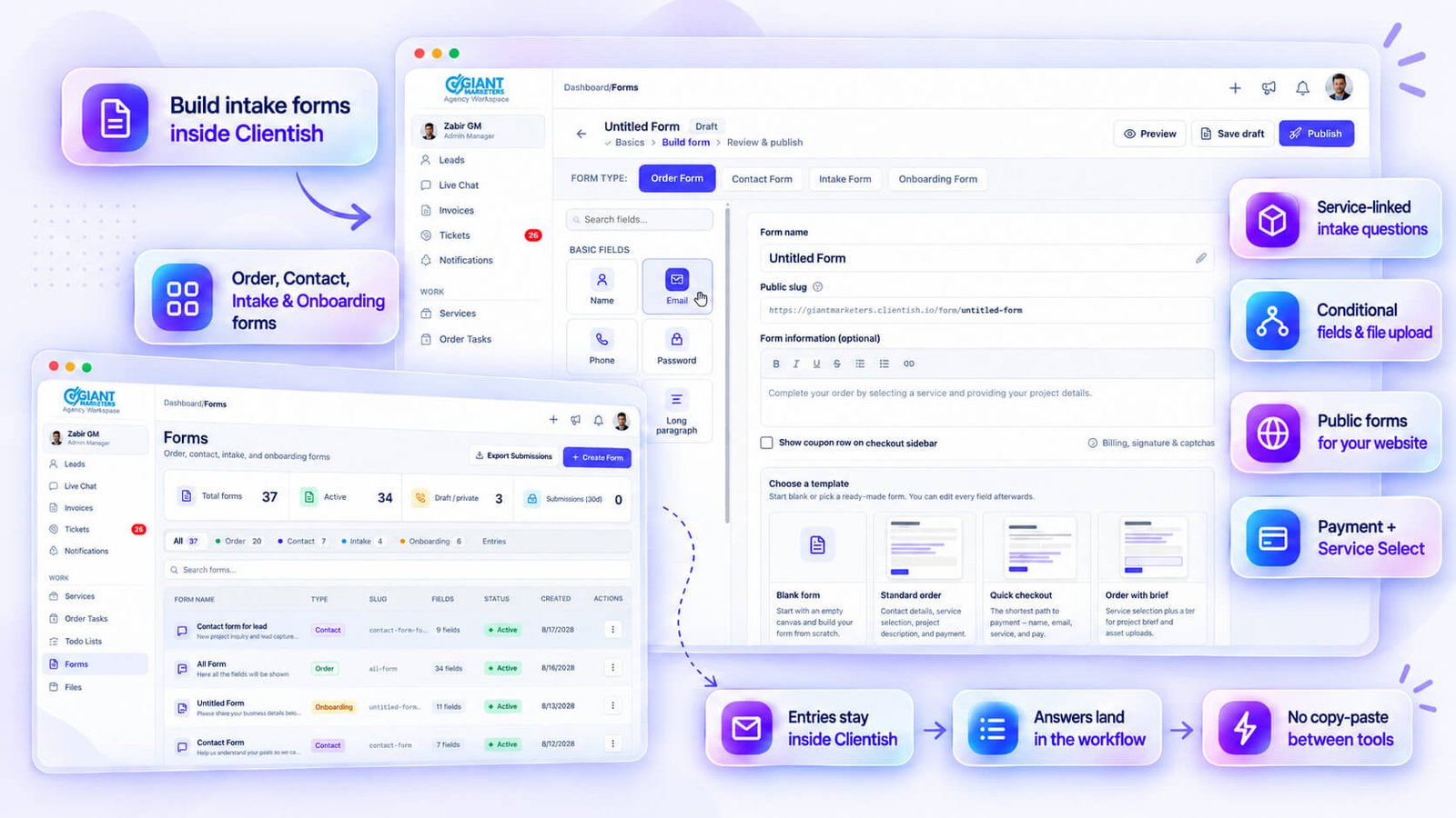 Replacing a Separate Form Builder