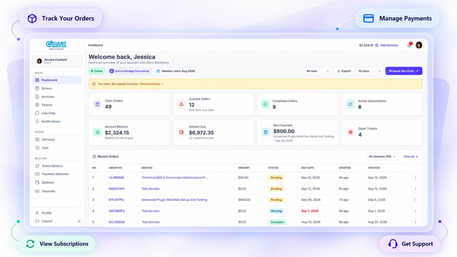 The Client Portal Experience What Your Clients Actually See