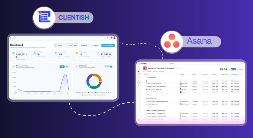 Using Asana and Clientish Together