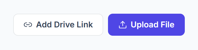 Add Drive Link button next to Upload File on the Files page